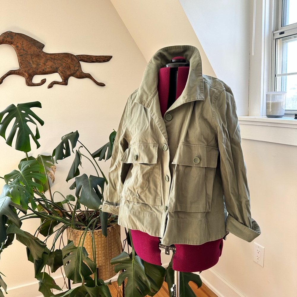 Women's Olive utility Jacket